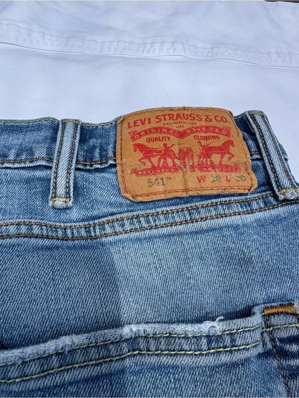 Levi's Light Blue Relaxed Straight Jeans